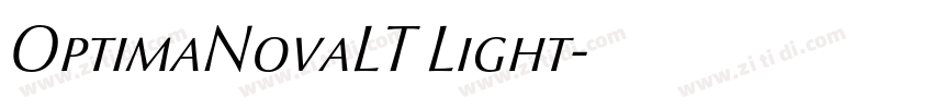 OptimaNovaLT Light字体转换 OptimaNovaLT Light字体转换